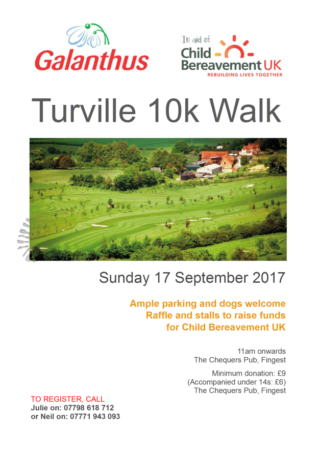 Galanthus Turville Walk poster 2017