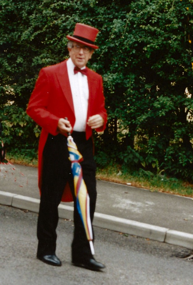 Ed Cheshire on parade 95