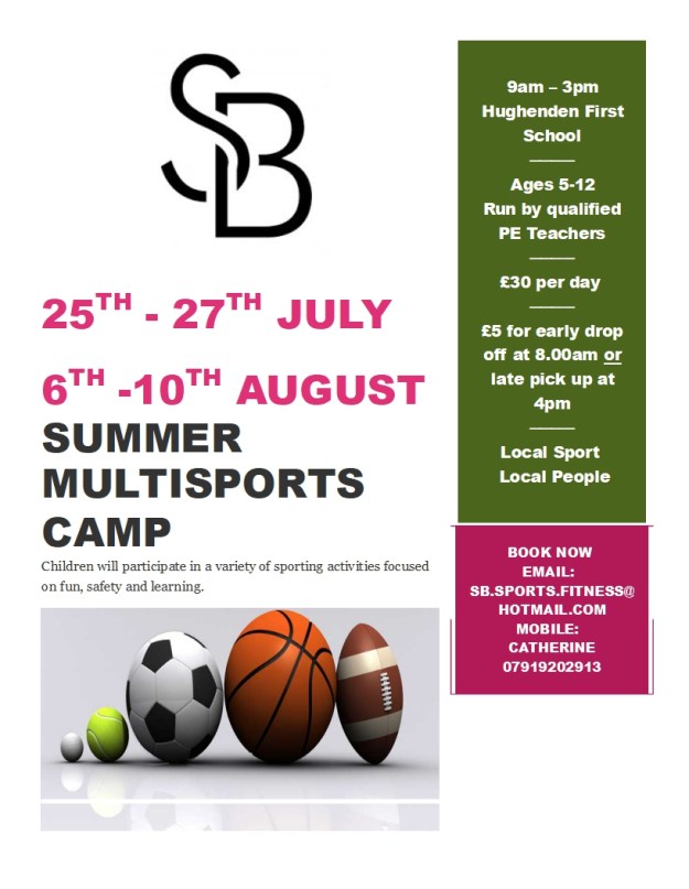 flyer for camps 2018